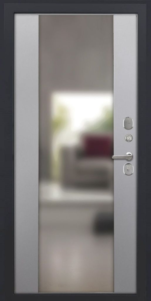 Товар Дверь ДвериПРО Авеста Алиса (16мм, ПВХ софт грей, зеркало) DPRO195342