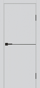 Товар Межкомнатная дверь P-19 AL черный молдинг Сапфир матовый