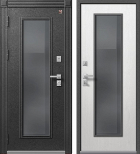 Товар Дверь Термо Premium 2 Антрацит Муар - Софт Ясень Белый DIS007384