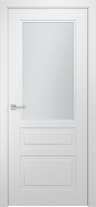 Товар Межкомнатная дверь Модель L-2 (стекло, 900x2000) белая эмаль