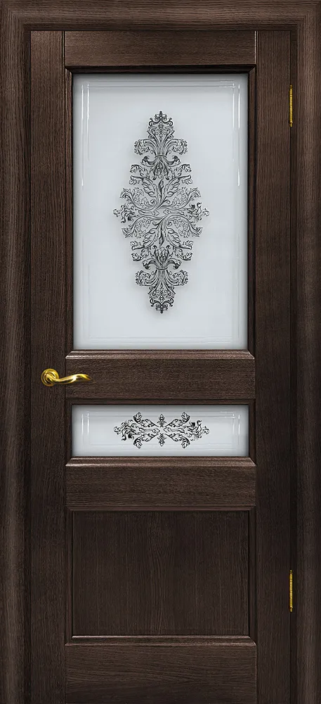 Фото Межкомнатная дверь Вайт 02 Дуб патинированный