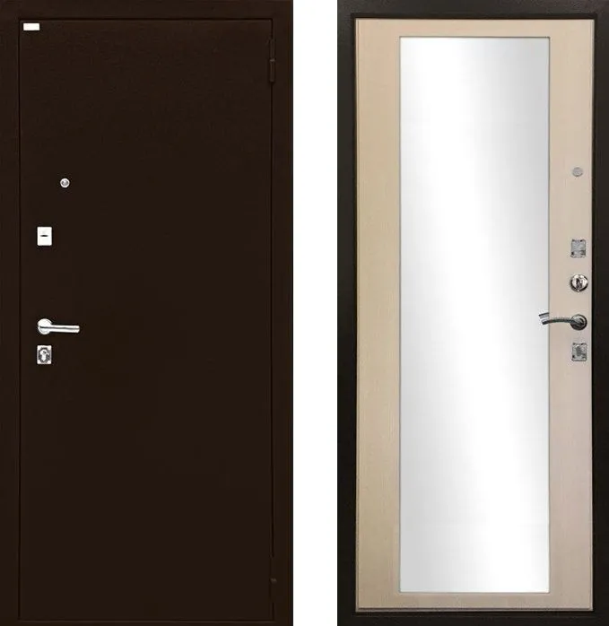 Фото Дверь Ратибор Люкс Зеркало Экодуб DIS002862